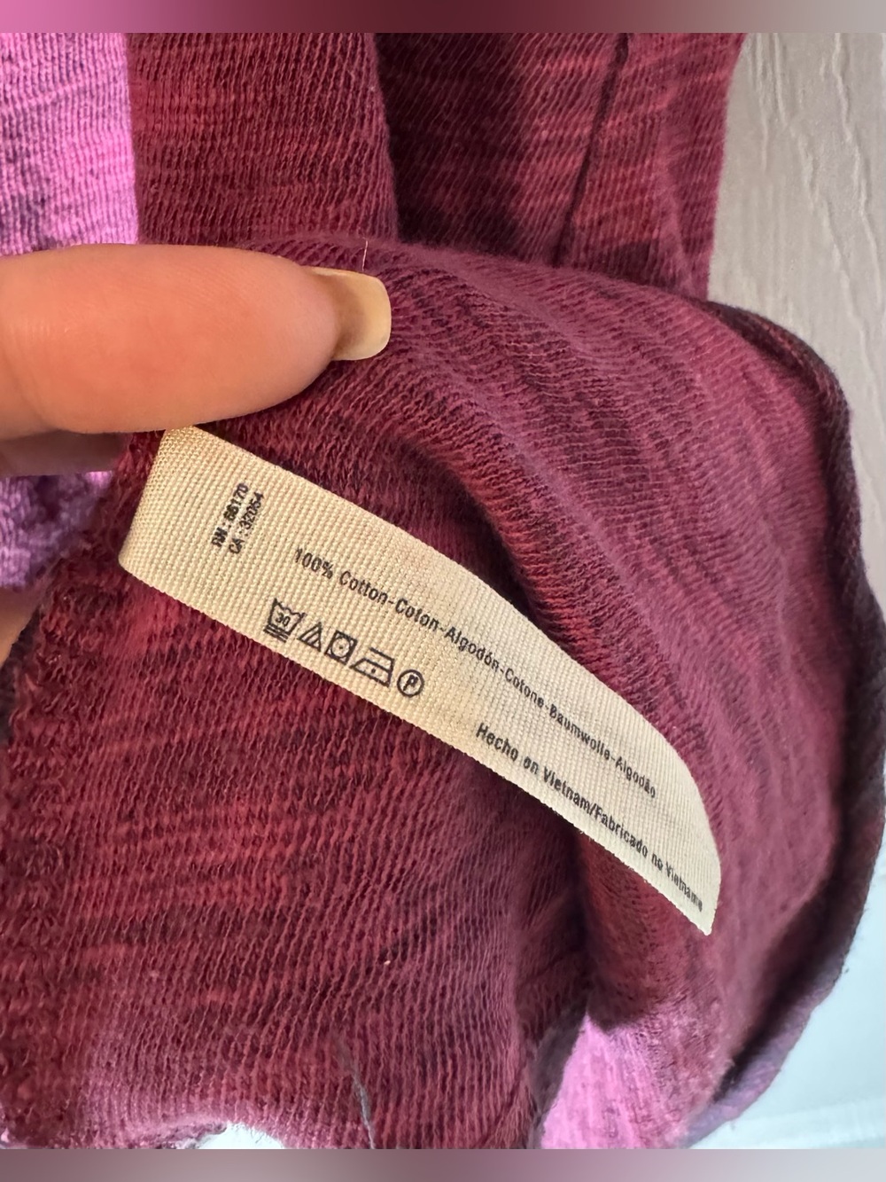 Free People Beach Magenta Cocoon Cowl Neck Long Sleeve Shirt Casual - Picture 11 of 14